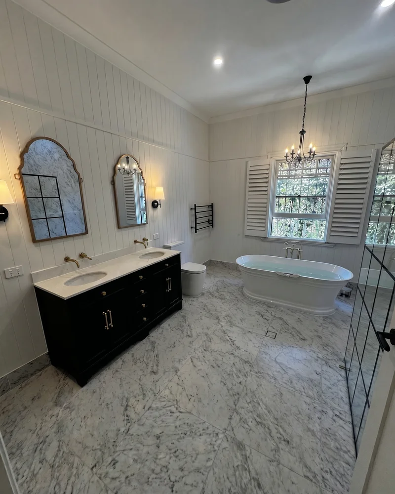 Luxury bathroom renovation completed by Barco Build in Adelaide